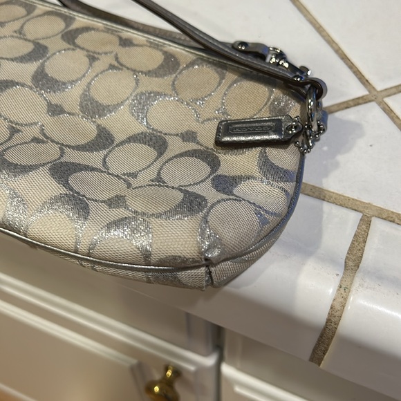 Coach Wristlet With Logo Tag - Picture 8 of 16